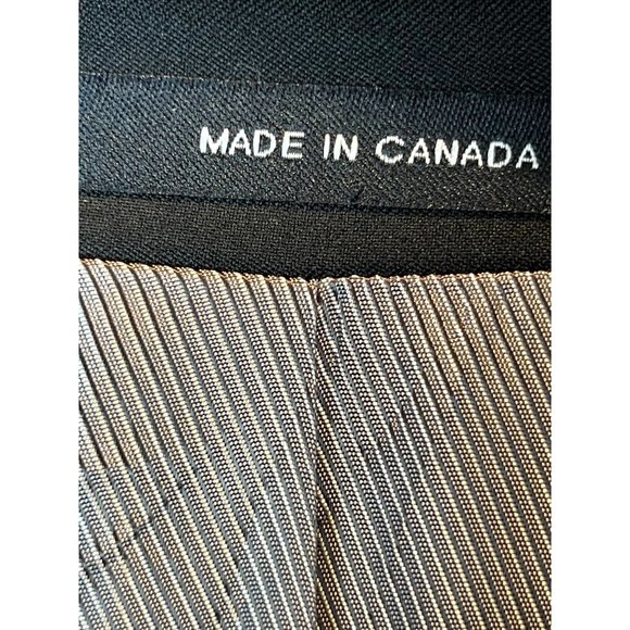 Calvin Klein Mens Blazer Coat Jacket 100% Wool Single Breasted Black Size 44L - Picture 5 of 8